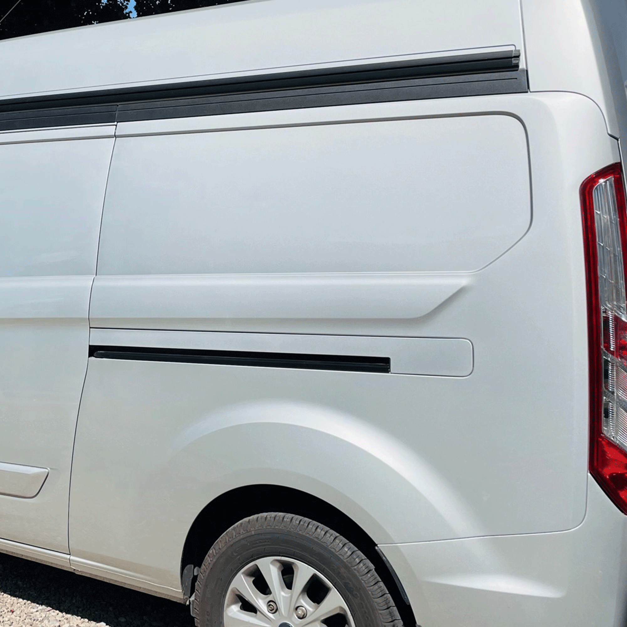 For Ford Transit Custom Black Awning Rails – B-Grade - Collection Only | Van-X