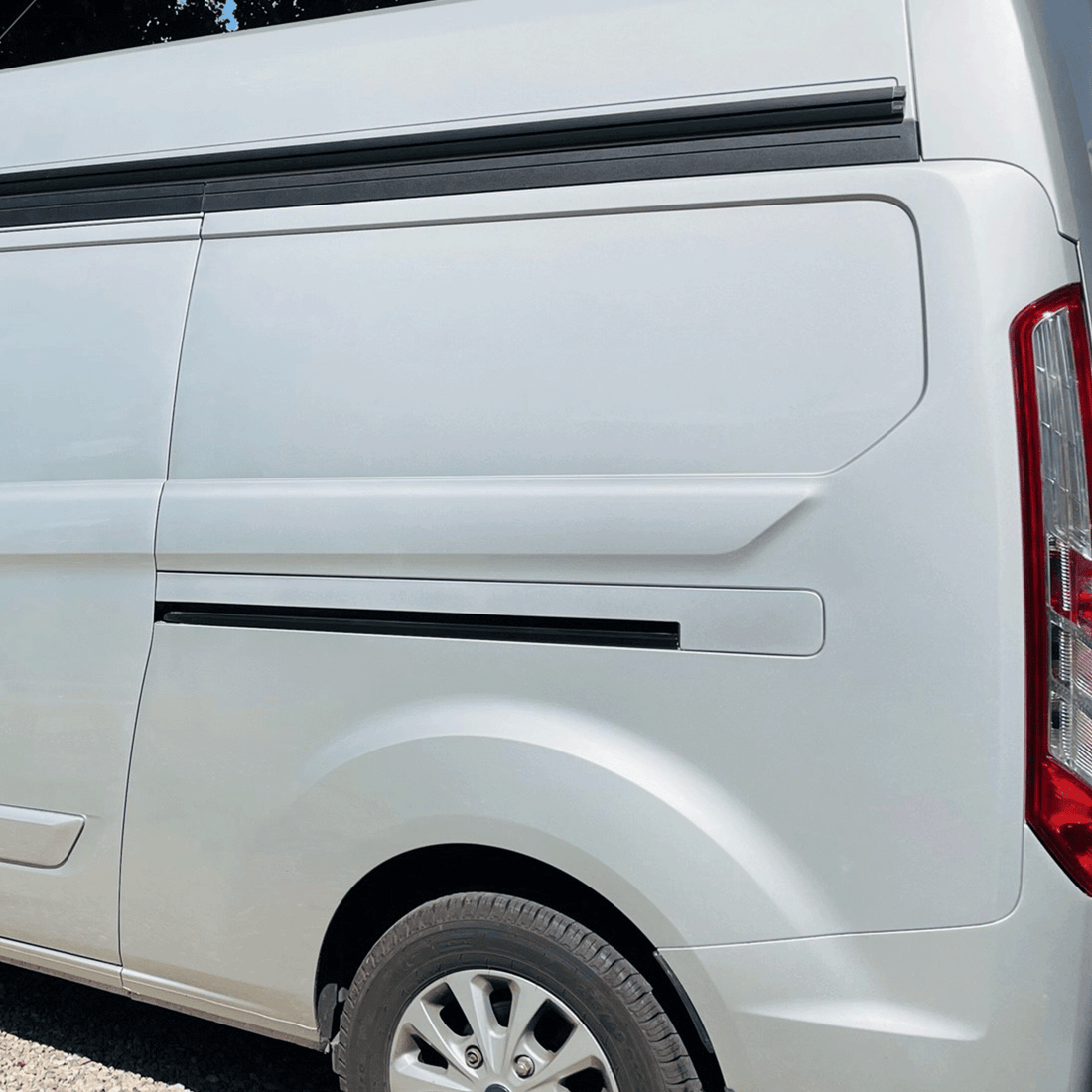 For Ford Transit Custom Black Awning Rails – B-Grade - Collection Only | Van-X