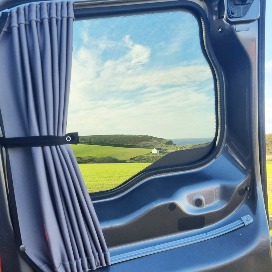 For Mercedes Vito MK2 Plastic Interior Premium Window Curtains - Black/Grey - CREATE YOUR OWN BUNDLE! Van-X