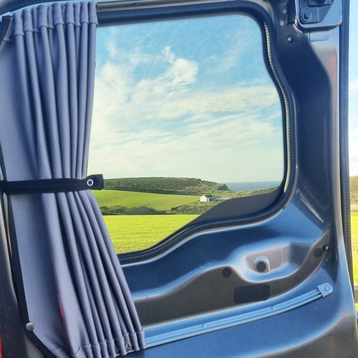 For Mercedes Vito MK2 Plastic Interior Premium Window Curtains - Black/Grey - CREATE YOUR OWN BUNDLE! Van-X