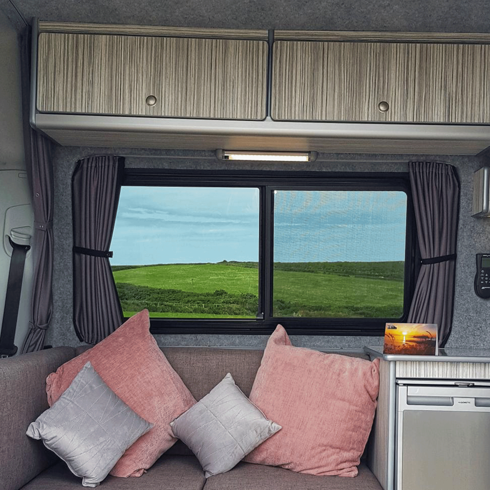 For MAN TGE /New Crafter Premium 1 x Side Window Curtains | Van-X