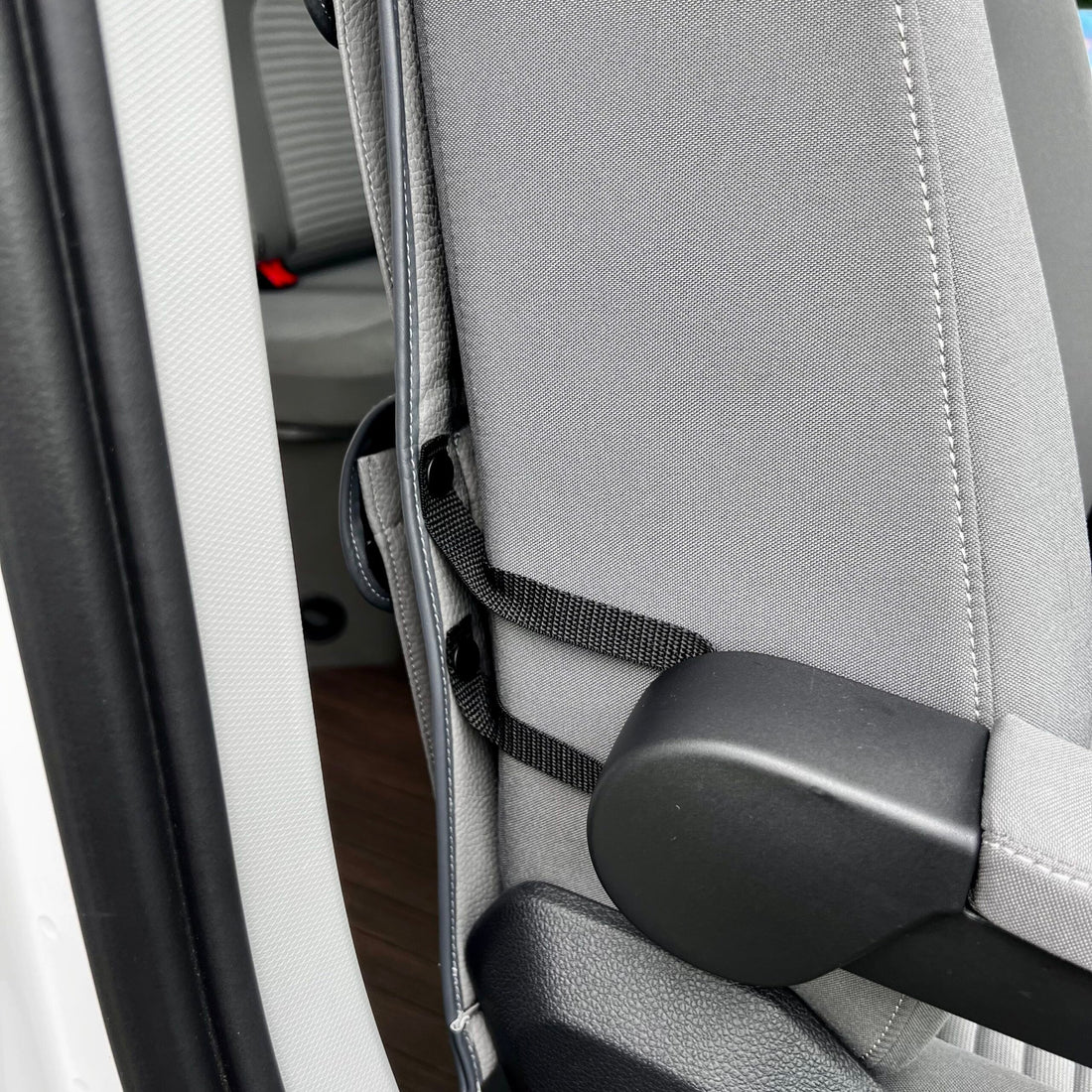 For VW California Ocean Leatherette Captain Seat Back Organiser Campervan Storage - Van-X
