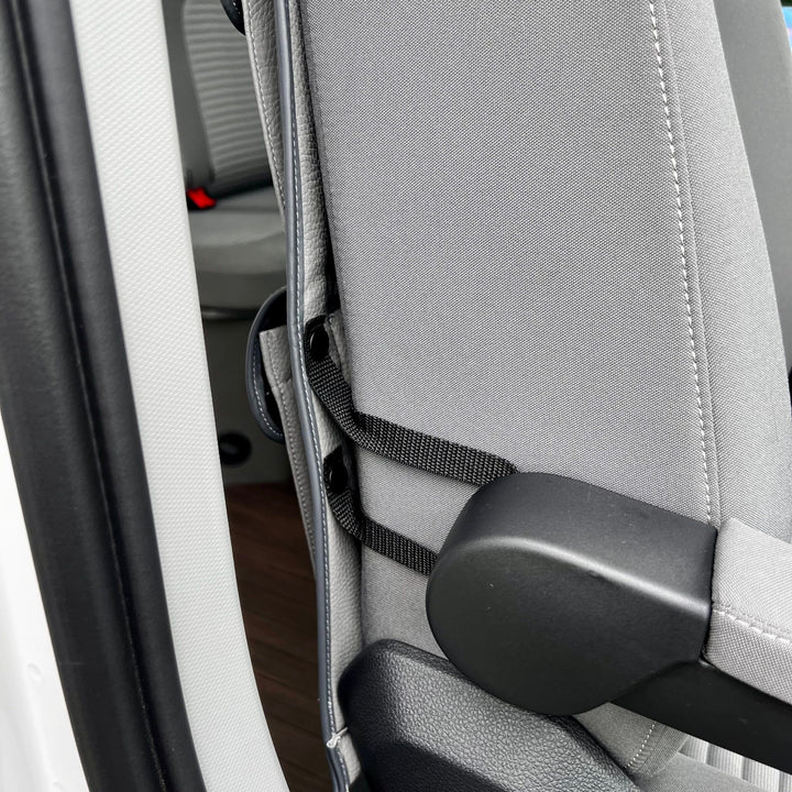 For VW California Ocean Leatherette Captain Seat Back Organiser Campervan Storage - Van-X