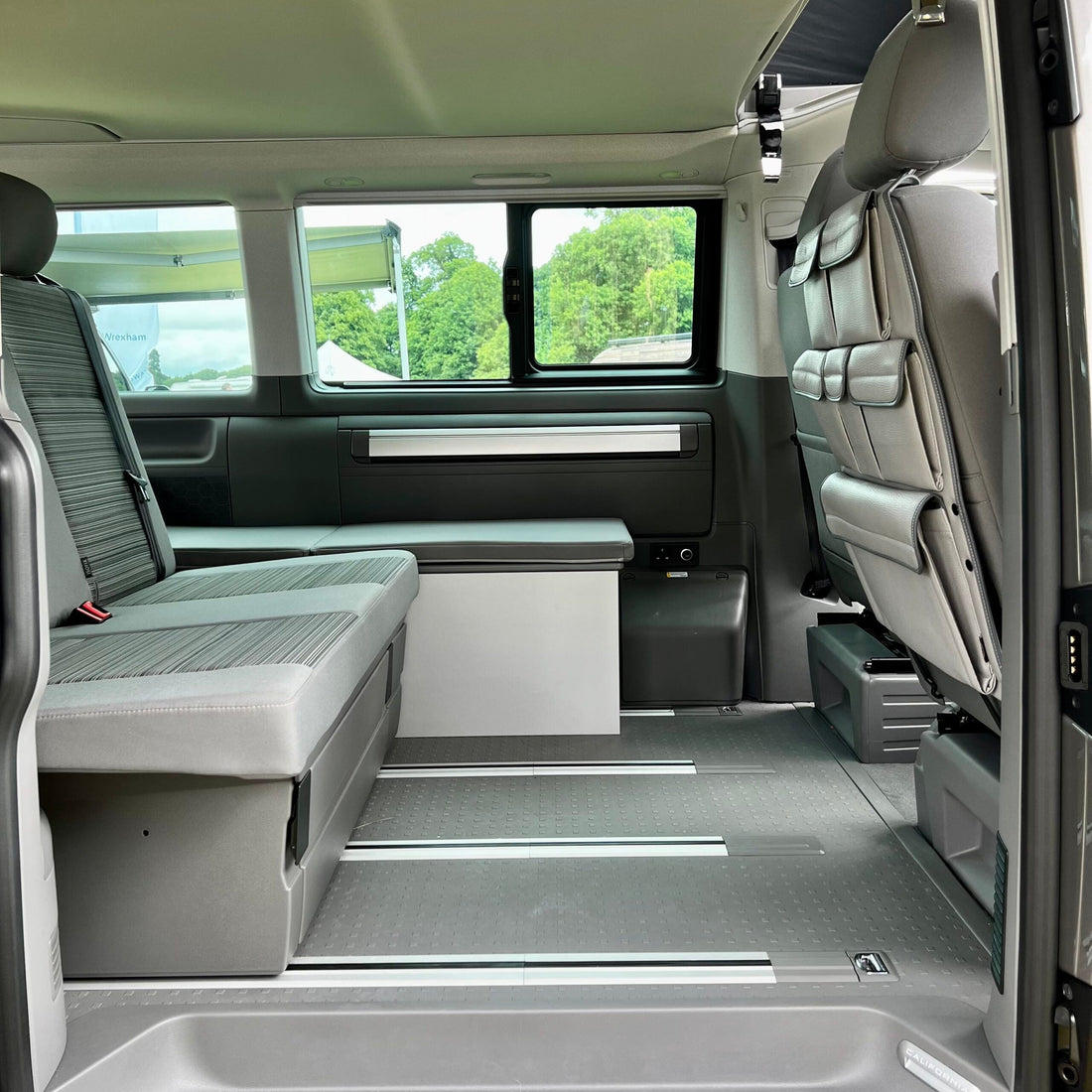For VW California Ocean Leatherette Captain Seat Back Organiser Campervan Storage - Van-X
