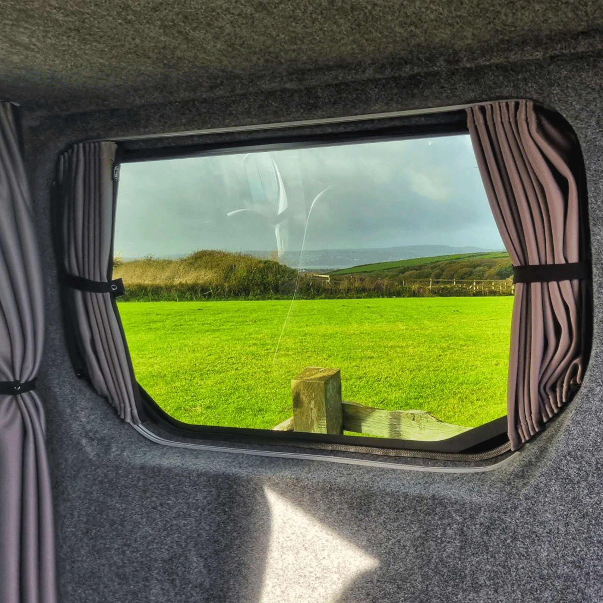 For Vauxhall Vivaro Premium 1 x Side Window Curtains Van-X