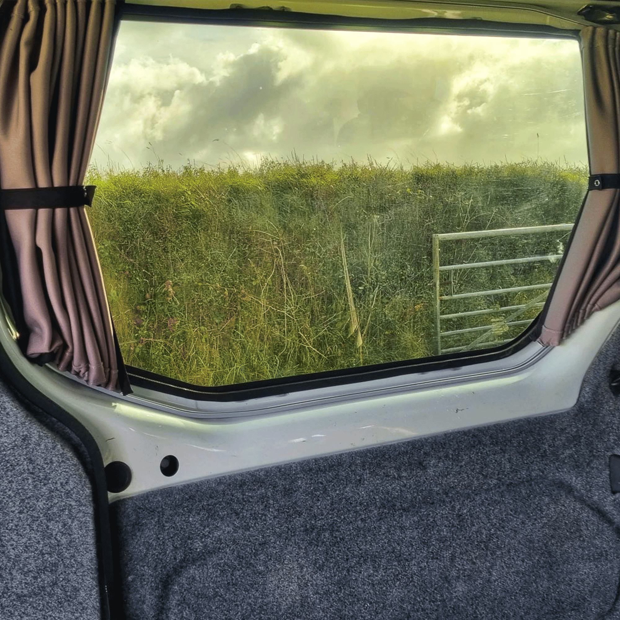 For Vauxhall Vivaro Premium 1 x Side Window Curtains Van-X