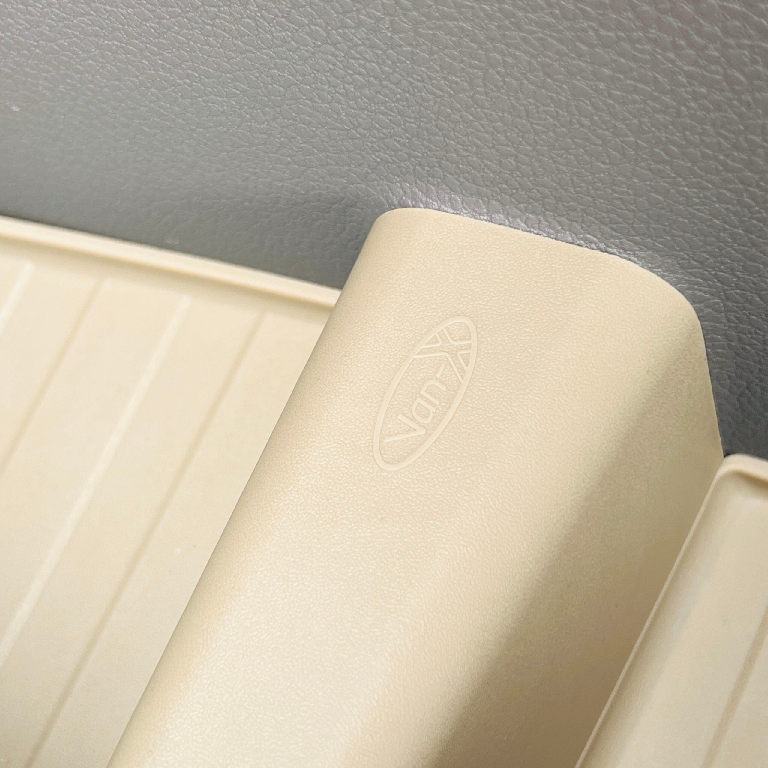 For MAN TGE Rubber Door Liner Pocket Inserts Grey | Van-X
