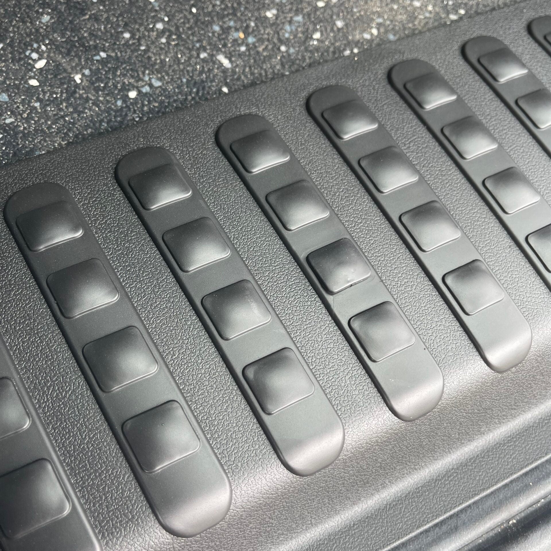 For VW T6.1 V3 Tailgate Rear Threshold Cover Campervan Conversion Parts Including Screws and Caps