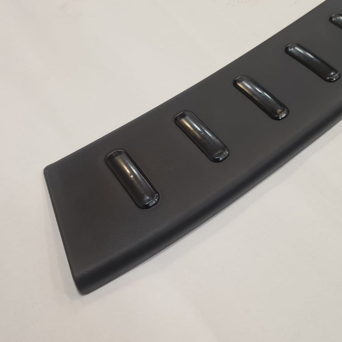 For Vauxhall Vivaro Rear Bumper Protector | Black Plastic Bumper Protector | Van-X