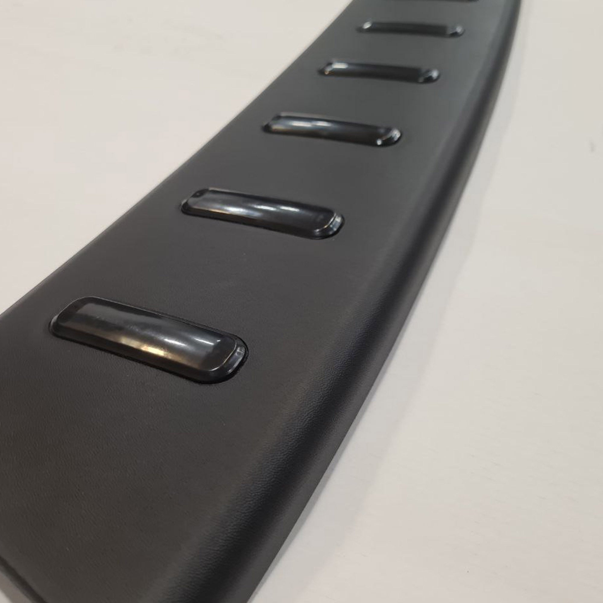 For Vauxhall Vivaro Rear Bumper Protector | Black Plastic Bumper Protector | Van-X