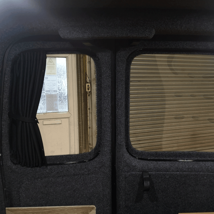 For Toyota Proace Premium Window Curtains - Black/Black - CREATE YOUR OWN BUNDLE! | Van-X