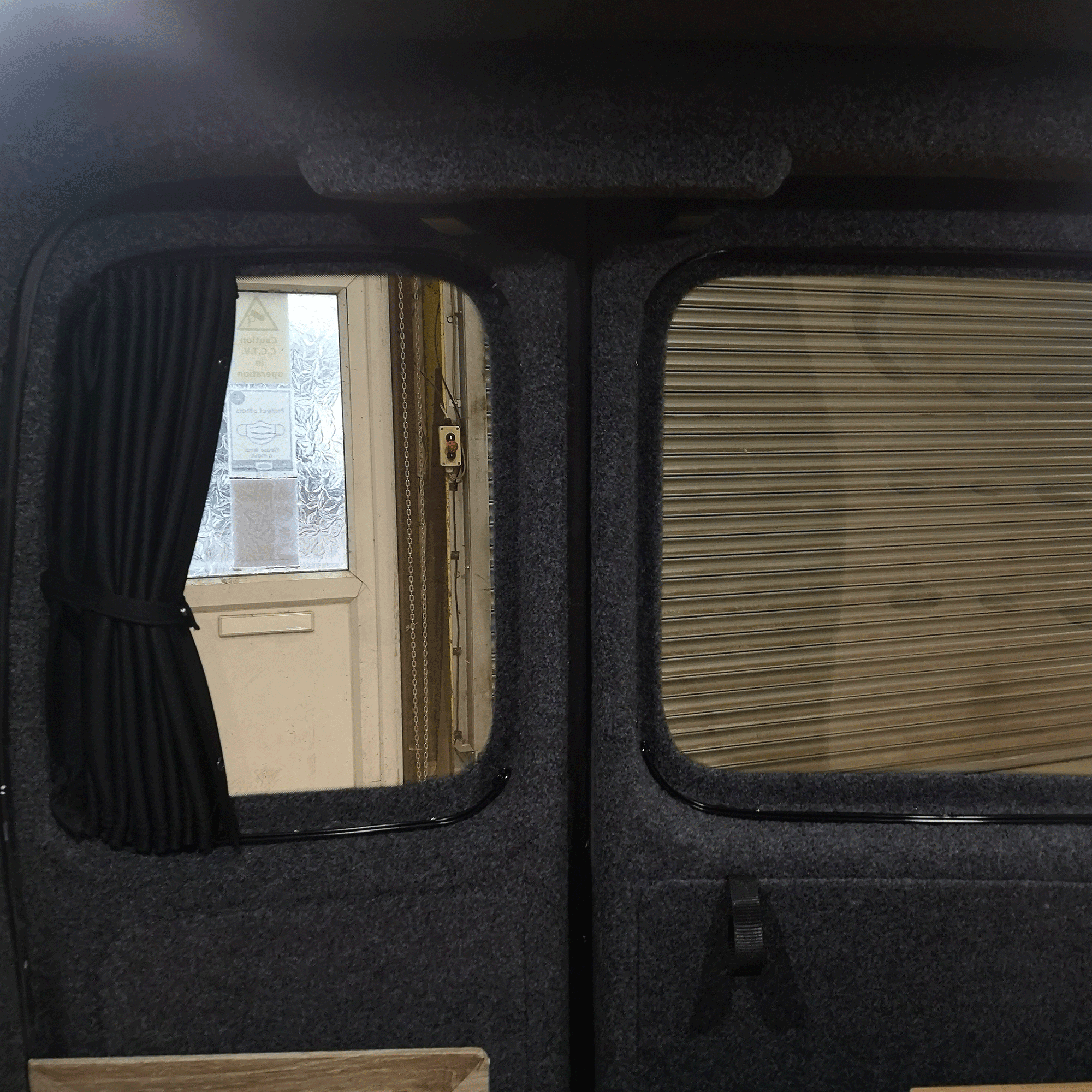 For Fiat Scudo Premium Window Curtains - Black/Black - CREATE YOUR OWN BUNDLE! | Van-X