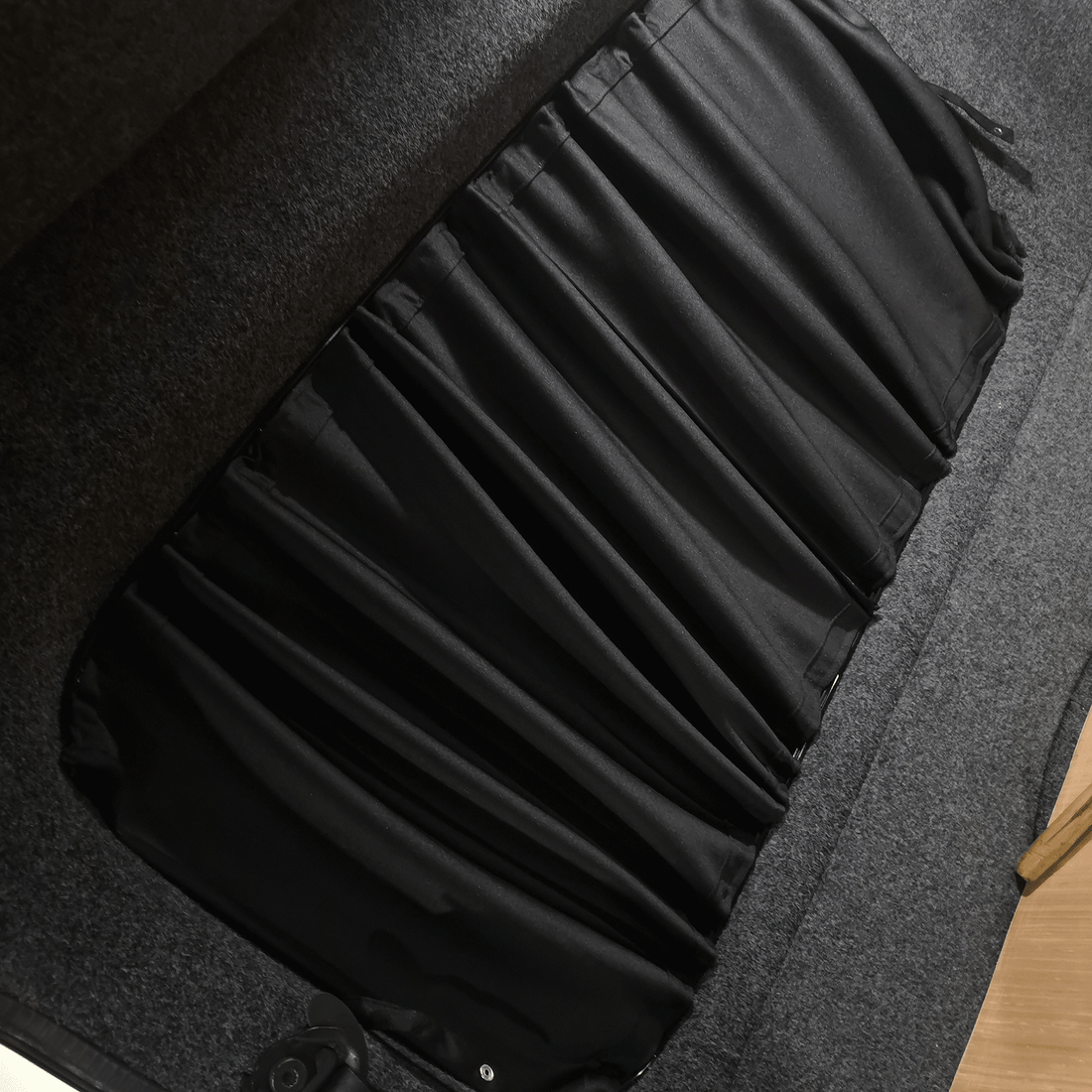 For VW Caddy Van Conversion Premium Window Curtains - Black/Black - CREATE YOUR OWN BUNDLE! Van-X