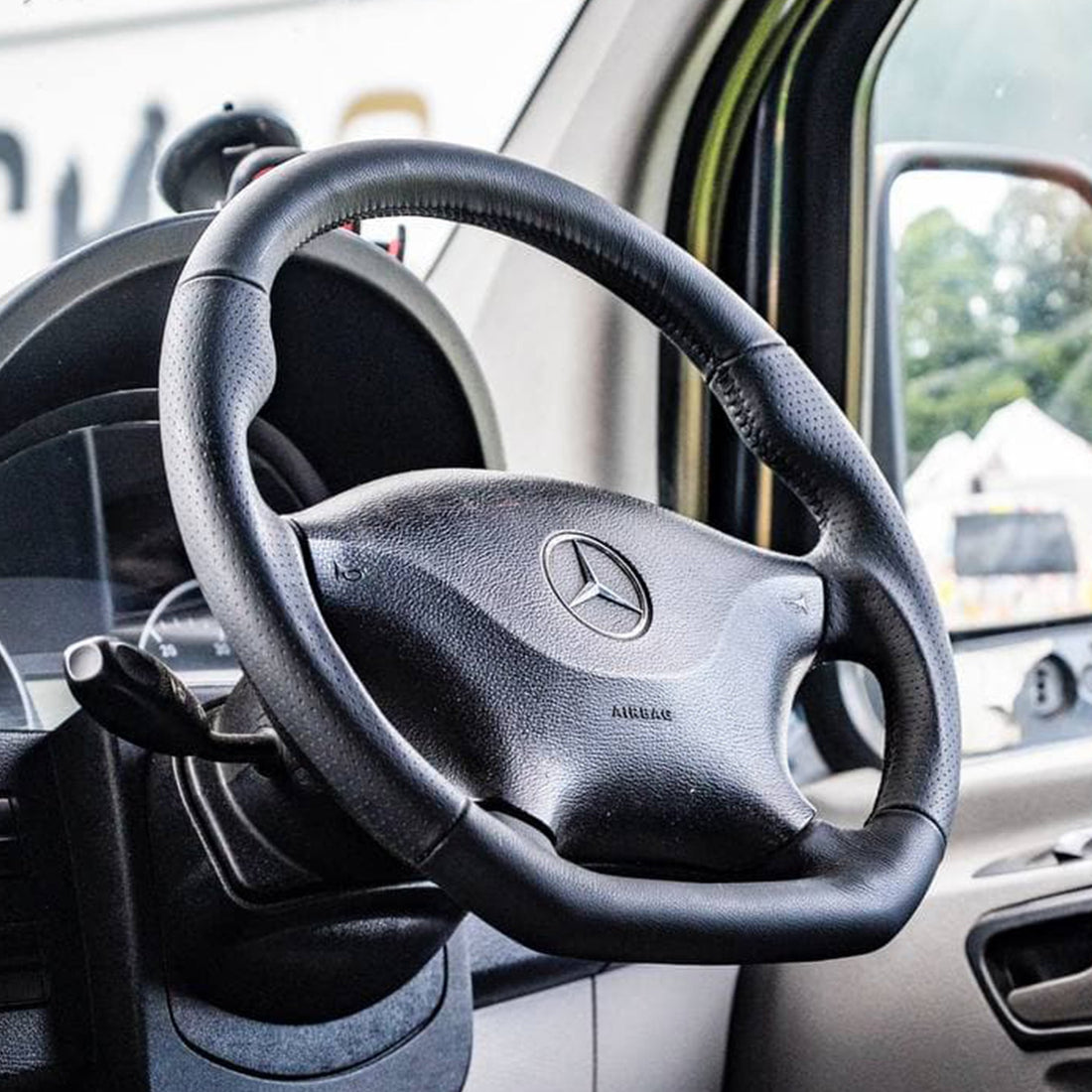 For VW Crafter Leather Steering Wheel | Premium Steering Wheel Upgrade | Van-X