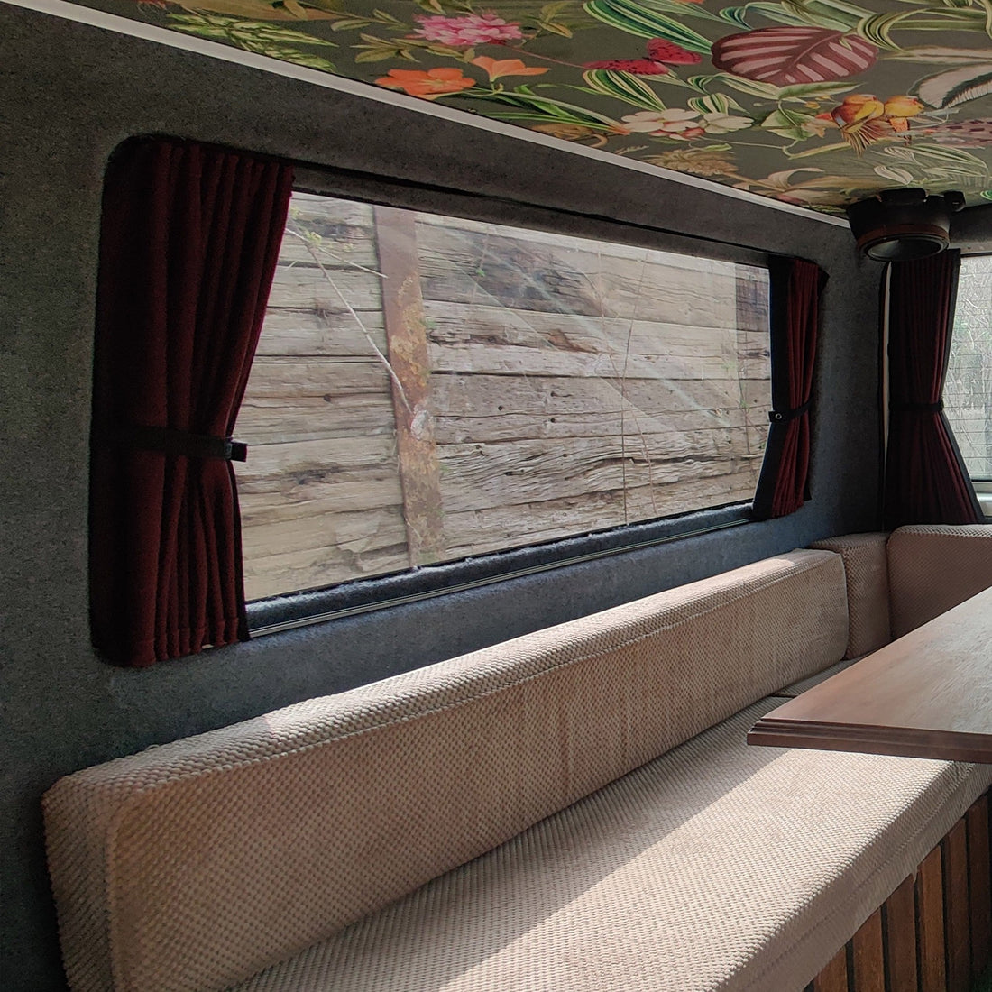 For VW T4 Premium 1 x Side Window Curtain Van-X
