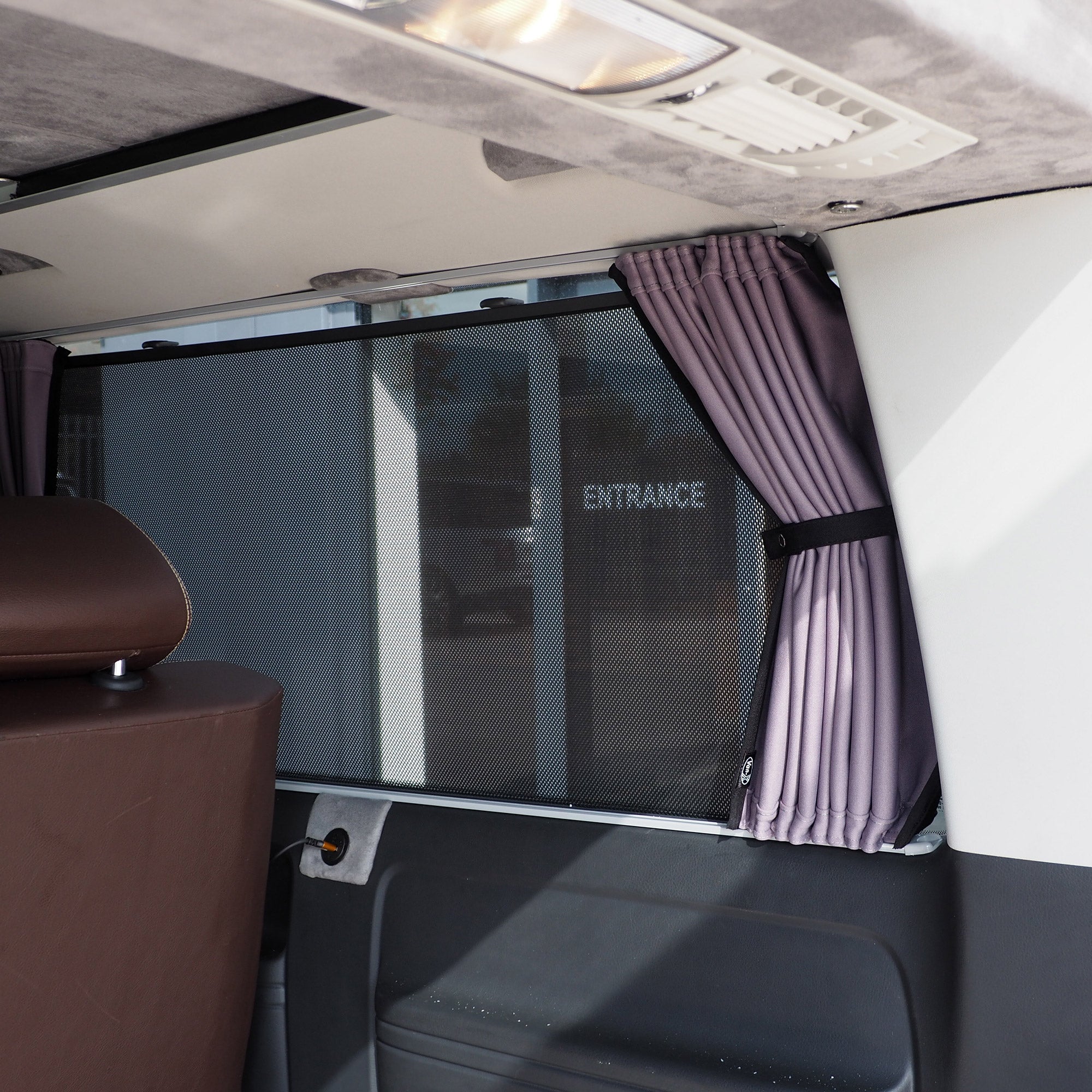 For VW T5 Caravelle / Shuttle 2 x Side Curtain Kit | Campervan Blackout Blind | Van-X
