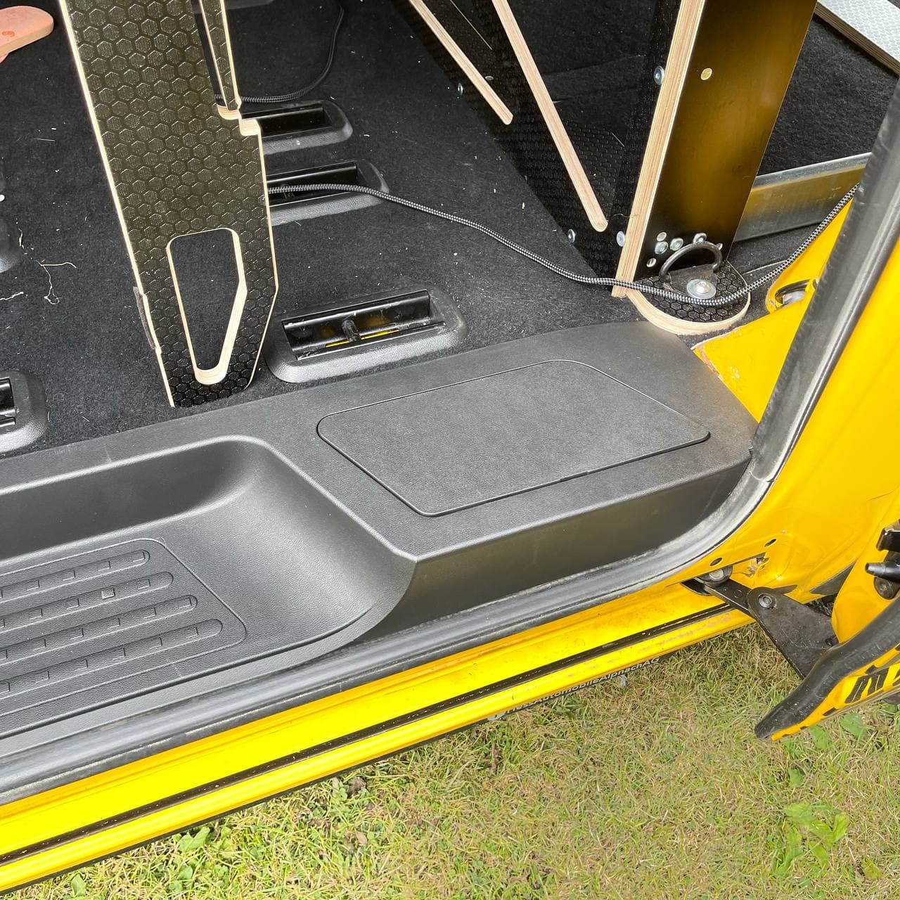 For VW Transporter T6.1 Side Step V3 – 17mm Deep with Storage Compartment | Van-X
