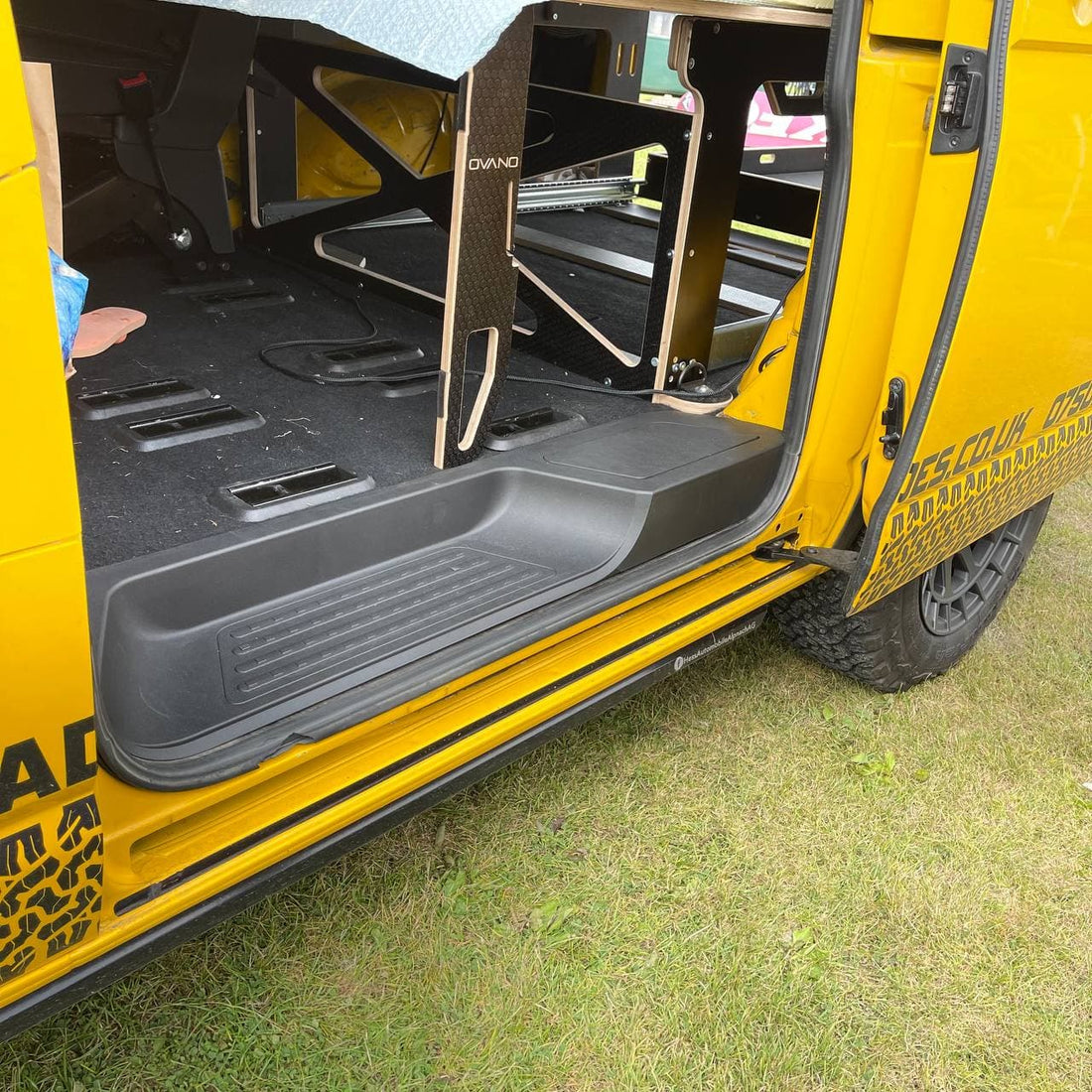 For VW Transporter T6 Side Step V3 – 17mm Deep with Storage Compartment | Van-X
