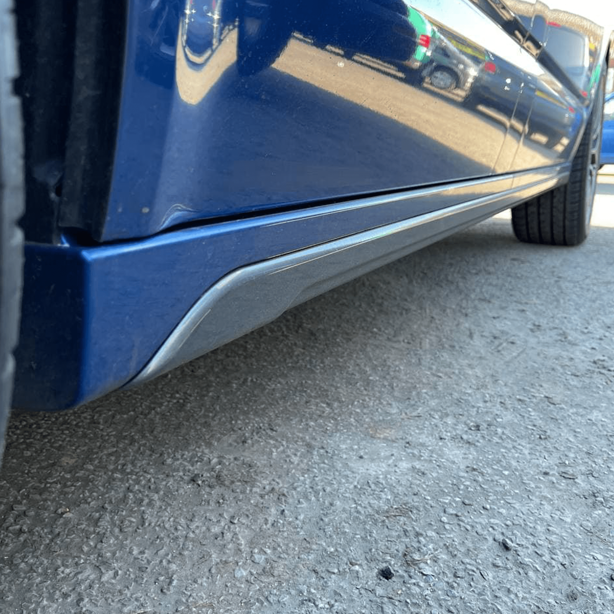 For VW T6.1 Transporter SWB ABS Side Skirts Painted In Reflex Silver Painted and Ready to Fit