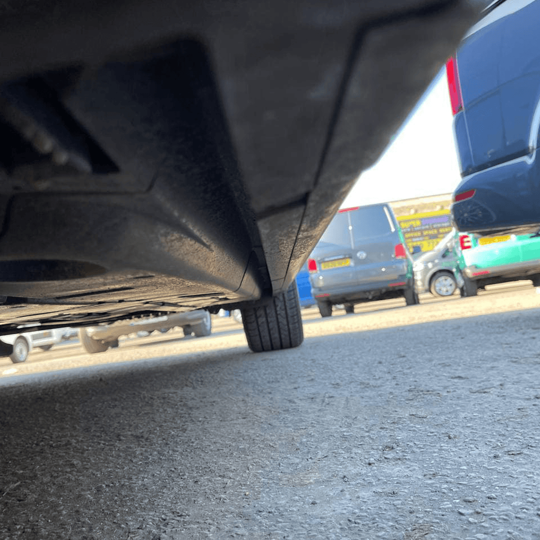 For VW T6.1 Transporter LWB Side Skirts Deep Black Plastic Painted and Ready to Fit