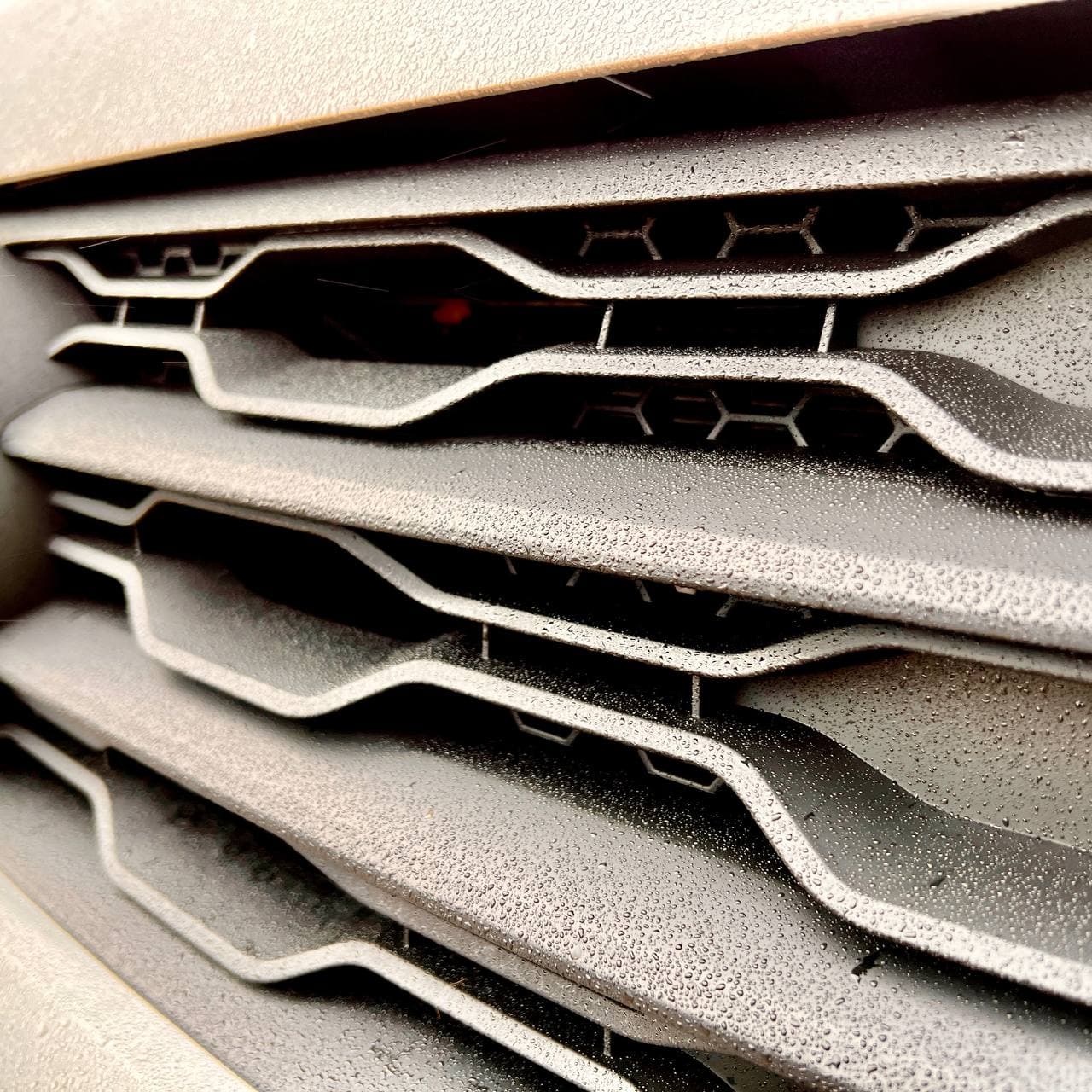 For VW T6 Front R-Line Badgeless Grille Matte Black Upgrade Styling Kit - Van-X