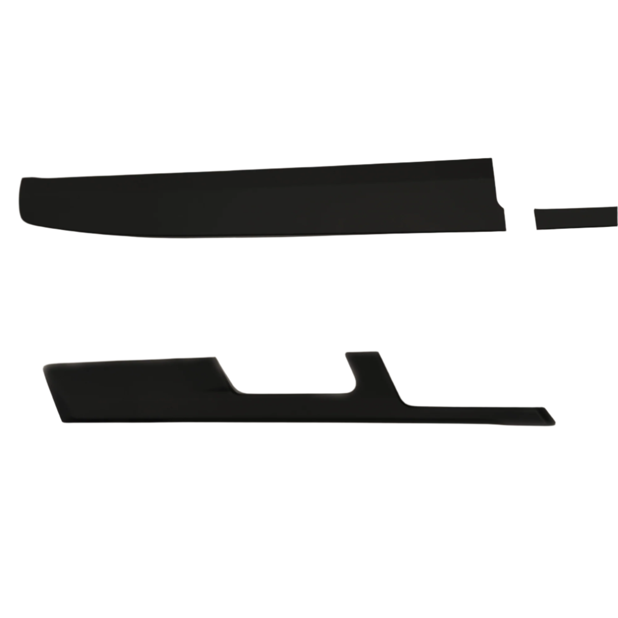 For VW T6 Transporter Lower Dash Styling Trims Comfort Dash Matte Black (Set of 6) Painted and Ready to Fit | Van-X