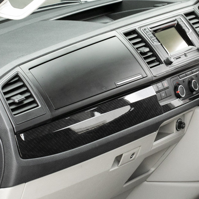 For VW T6 Transporter Lower Dash Trims – Carbon Effect Finish | Van-X
