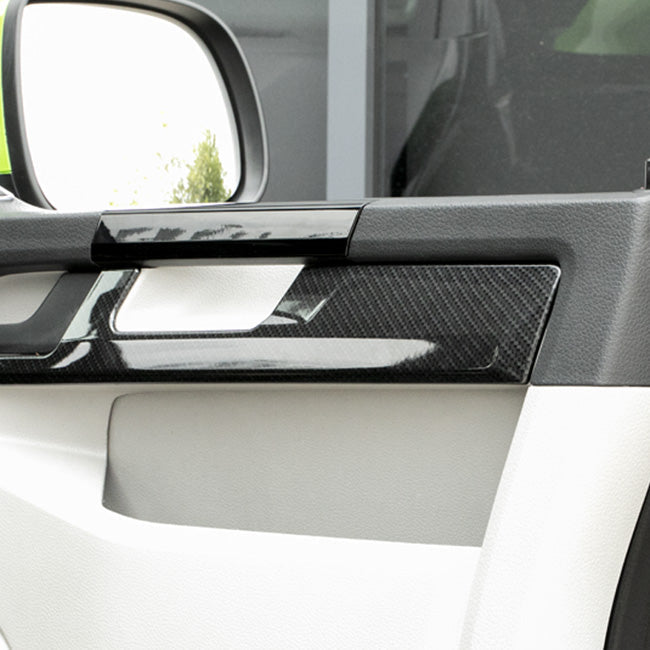 For VW T6 Transporter Lower Dash Trims – Carbon Effect Finish | Van-X