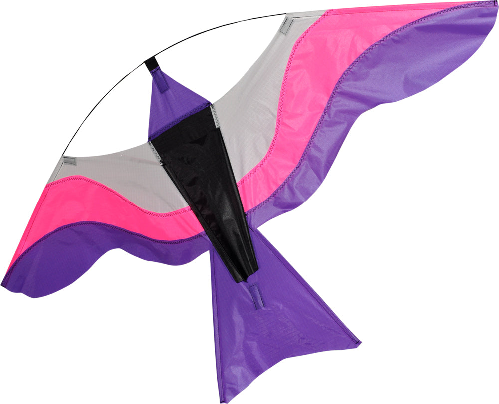 Pink Triangle Kite Bird kite in colourful pink with 102cm wingspan – Flagseller