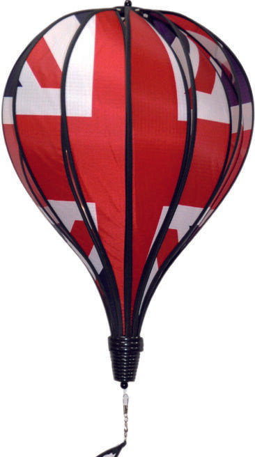 Union jack Balloon spinner windsock - large windspinner for festivals parties garden decoration