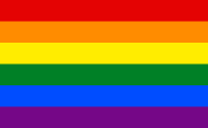 Rainbow Gay Pride LGBT flag 5ft x 3ft