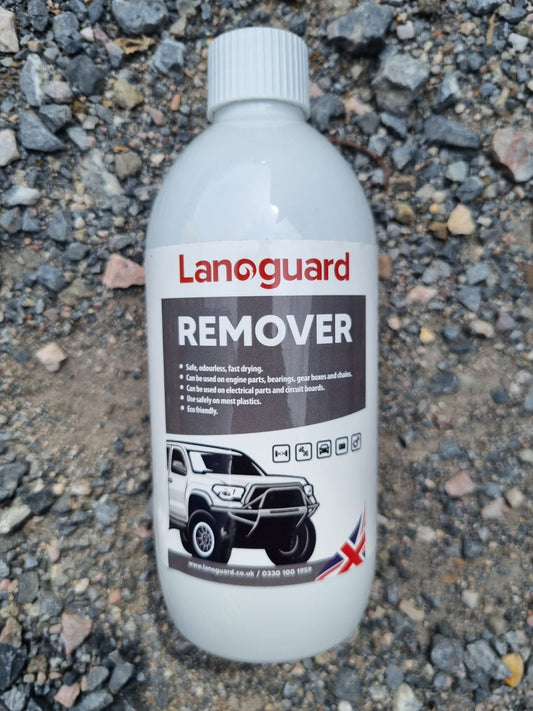 Lanoguard overspray remover and gun wash