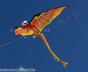 Fire dragon kite orange with 195cm wingspan