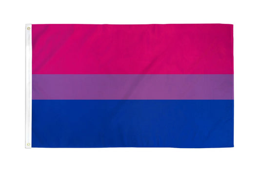Bi-Pride-Flagge, 152 x 91 cm, mit Ösen