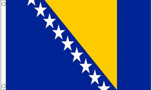 Flagge von Bosnien und Herzegowina, 152 x 91 cm, Polyester mit Ösen