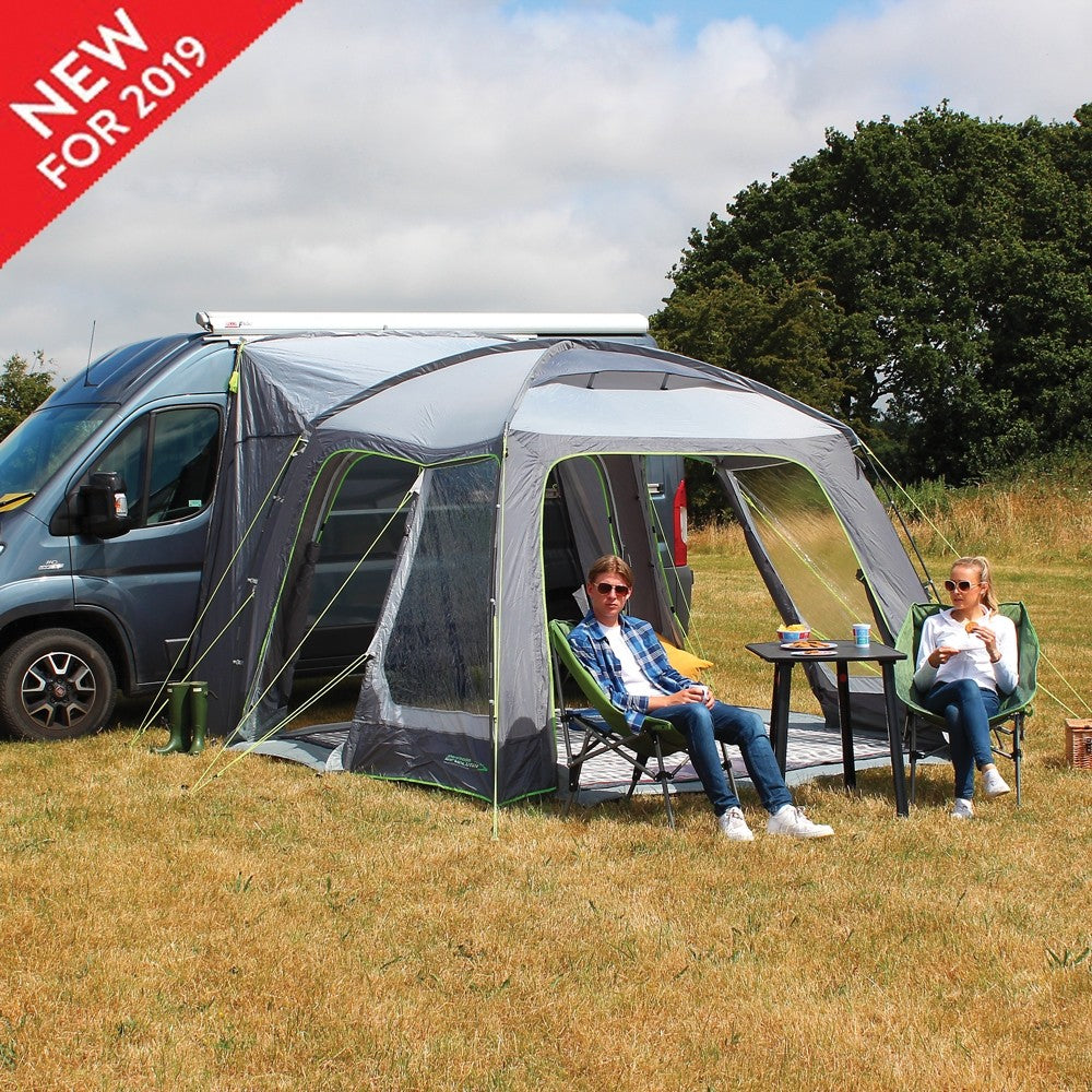 Cayman lowline drive away awning from Outdoor revolution for campervans