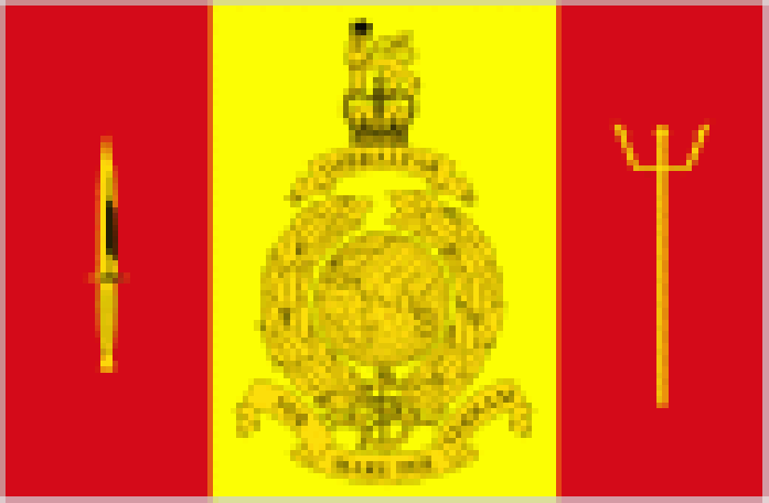 Fleet protection Royal Marines military flag 5ft x 3ft