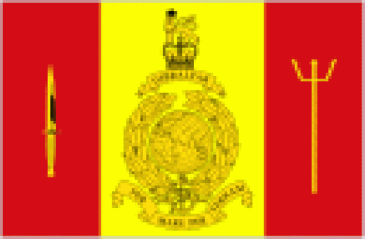 Fleet protection Royal Marines military flag 5ft x 3ft