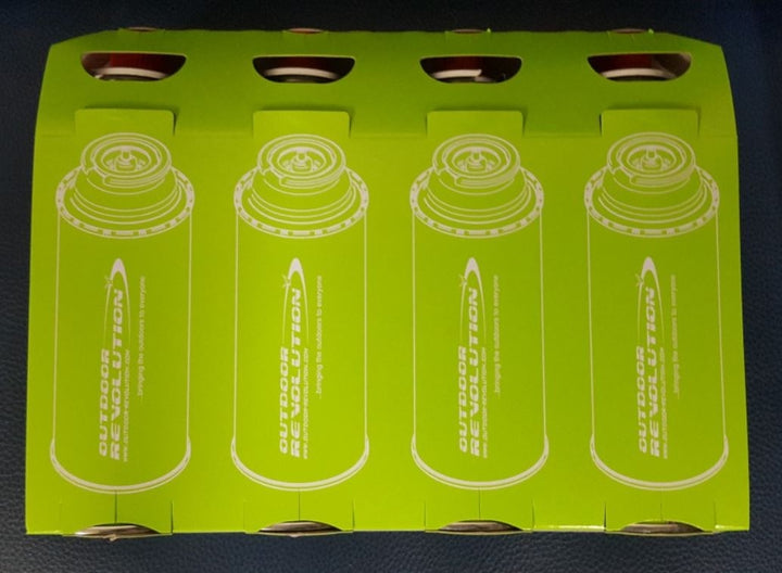 Gas canister ( pack of 4 ) for portable cookers and heaters  COLLECTION ONLY