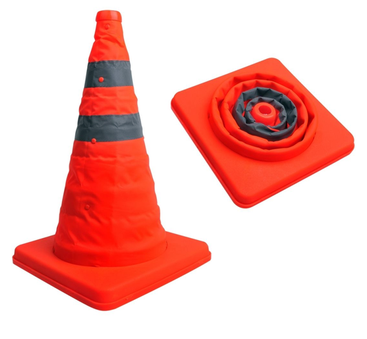 Collapsible safety cone