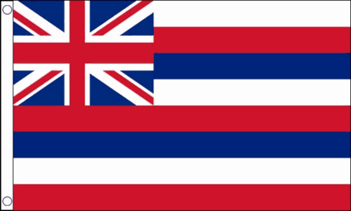Hawaii flag 5ft x 3ft with eyelets