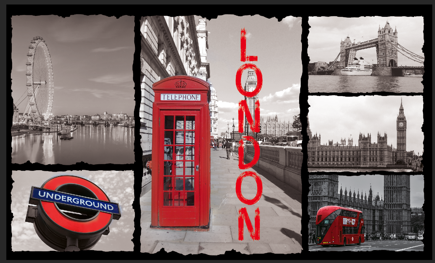 London phonebox flag 5ft x 3ft with eyelets