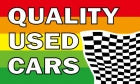 Quality used cars flag 5ft x 3ft