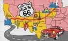 Route 66 iconic flag 5ft x 3ft