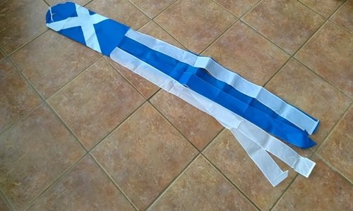 Windsock tubetails - Scotland light blue(St Andrews)