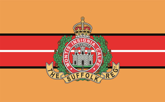 Suffolk regiment flag 5ft x 3ft with eyelets