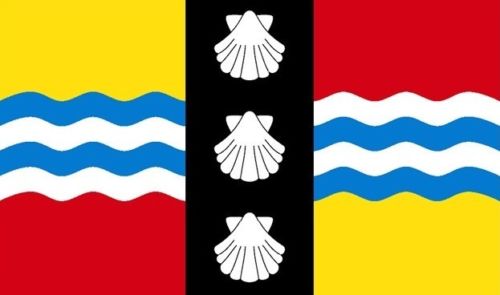 Bedfordshire-Flagge, 152 x 91 cm, neuer Stil