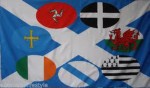 Celtic Nations Flag 5x3ft (circles)
