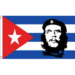 Che Guevara flag Cuba 5x3ft