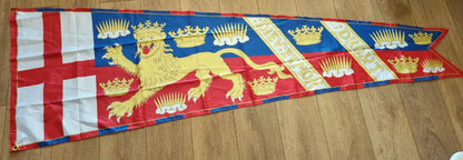 Edward III of England royal standard 200cm x 70cm polyester with 2 eyelets